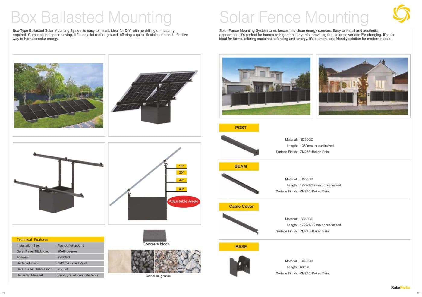 Box-Type Ballasted Mounting System